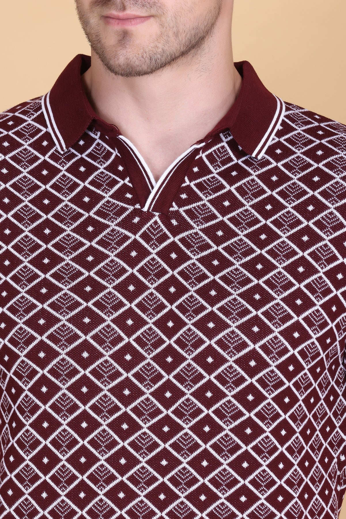 Knitted Polo T-Shirts For Men