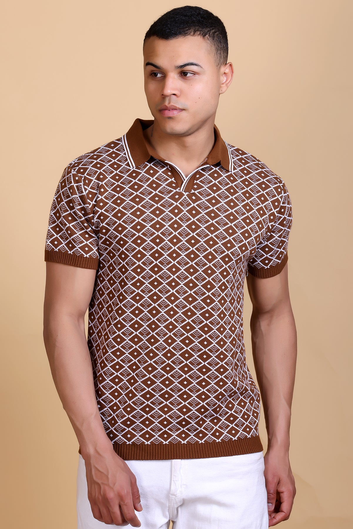 Knitted Polo T-Shirts For Men