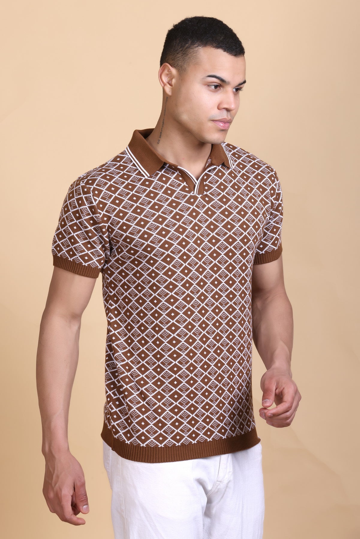 Knitted Polo T-Shirts For Men