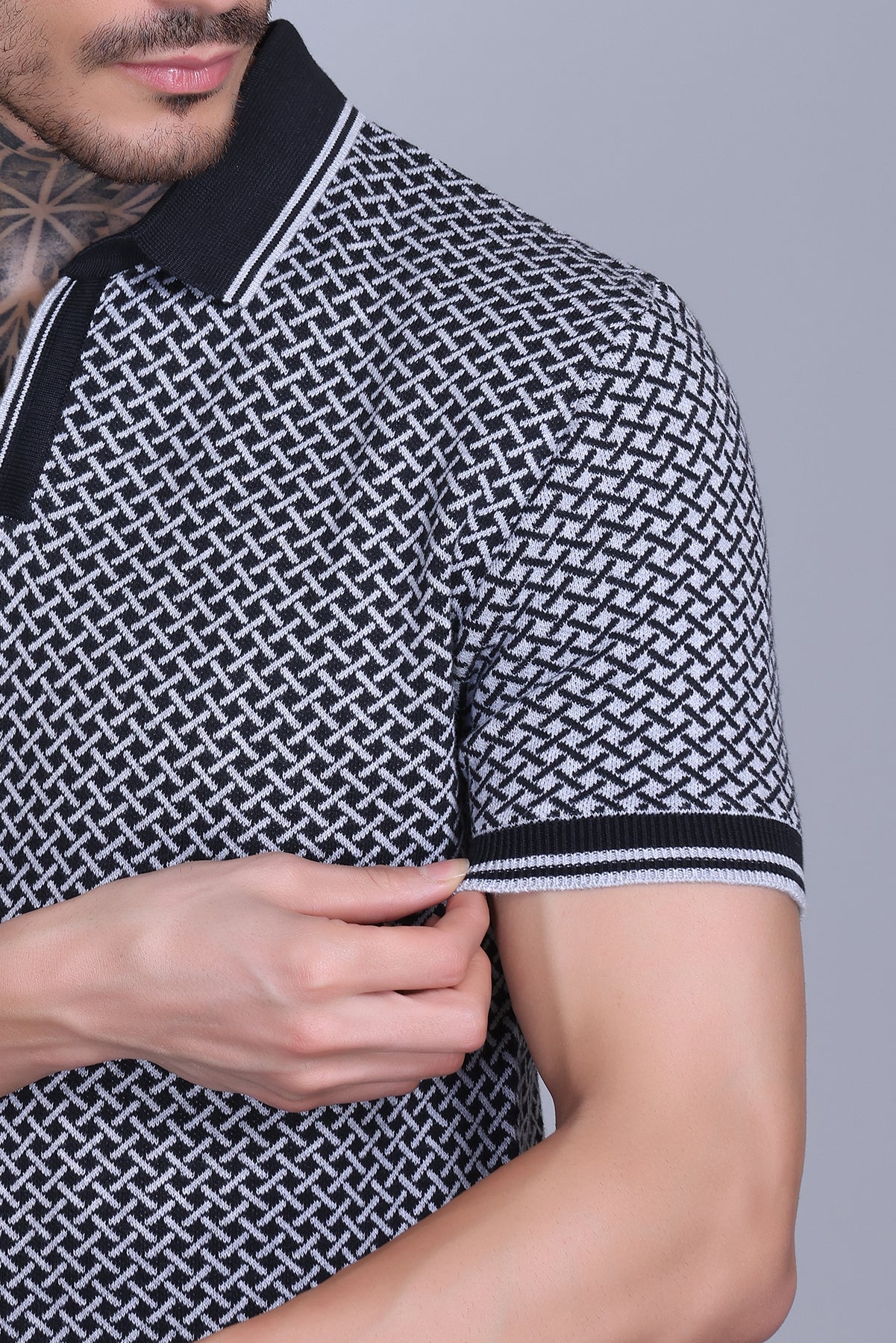 Knit Polo T-Shirts For Men