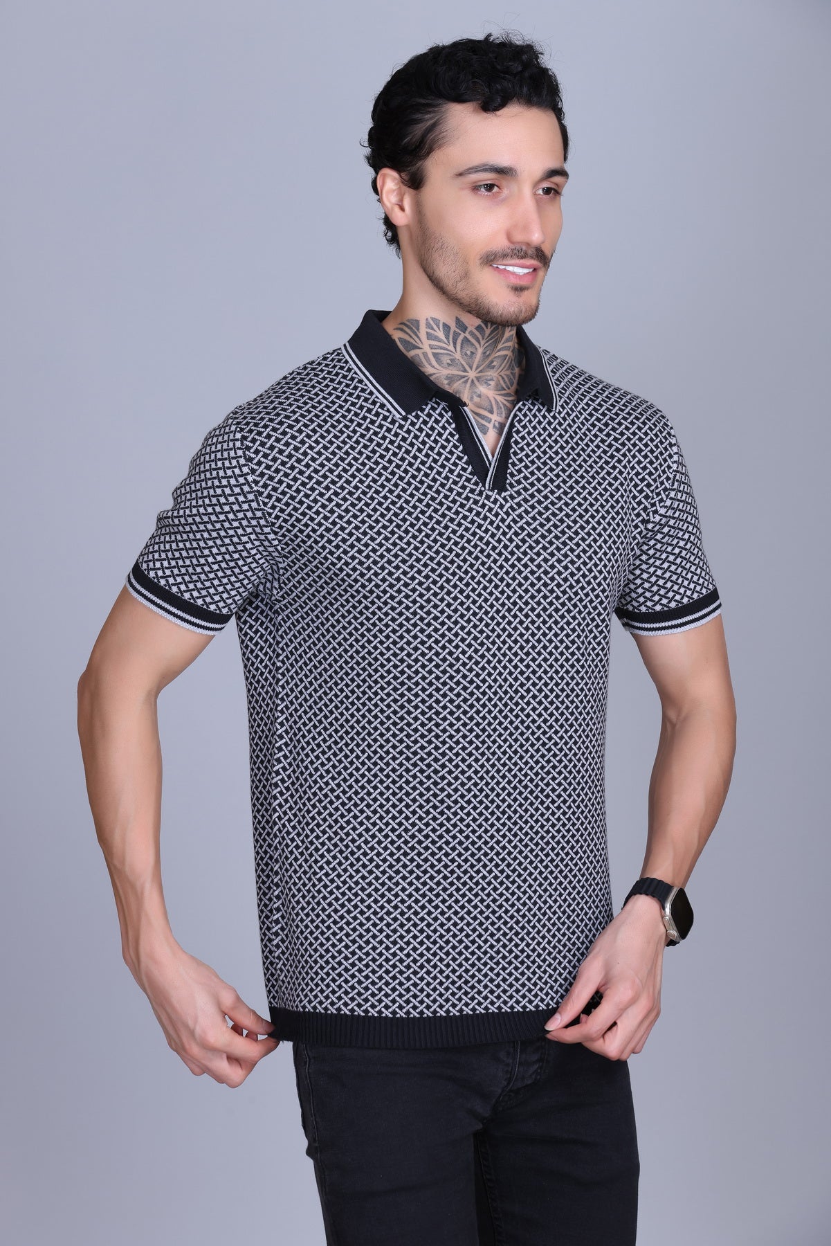 Knit Polo T-Shirts For Men