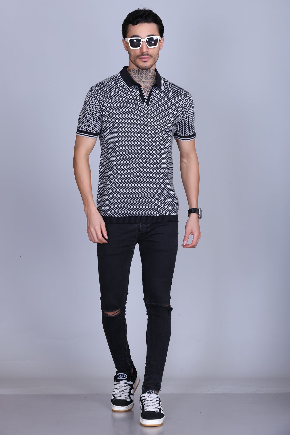 Knit Polo T-Shirts For Men