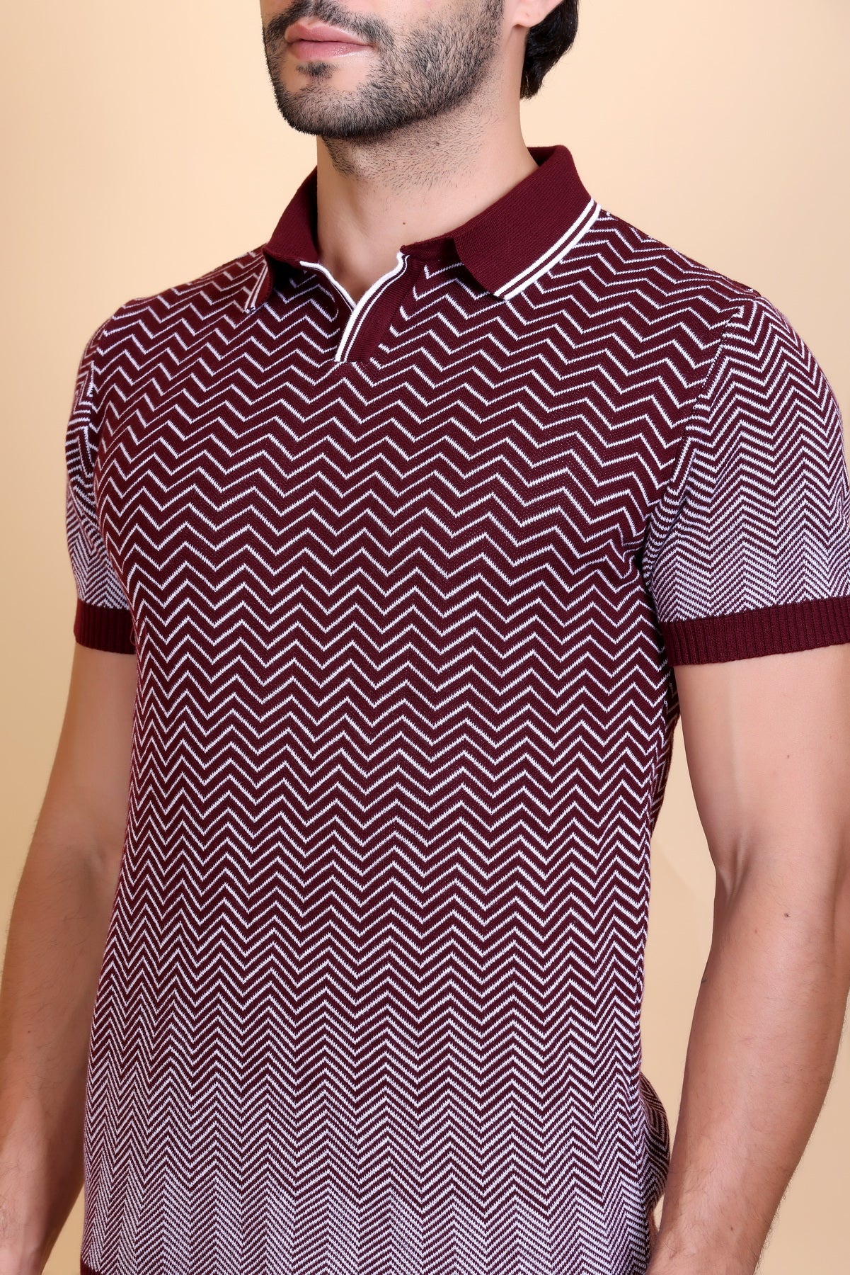 Knitted Polo Shirt For Men 100% Pure Cotton