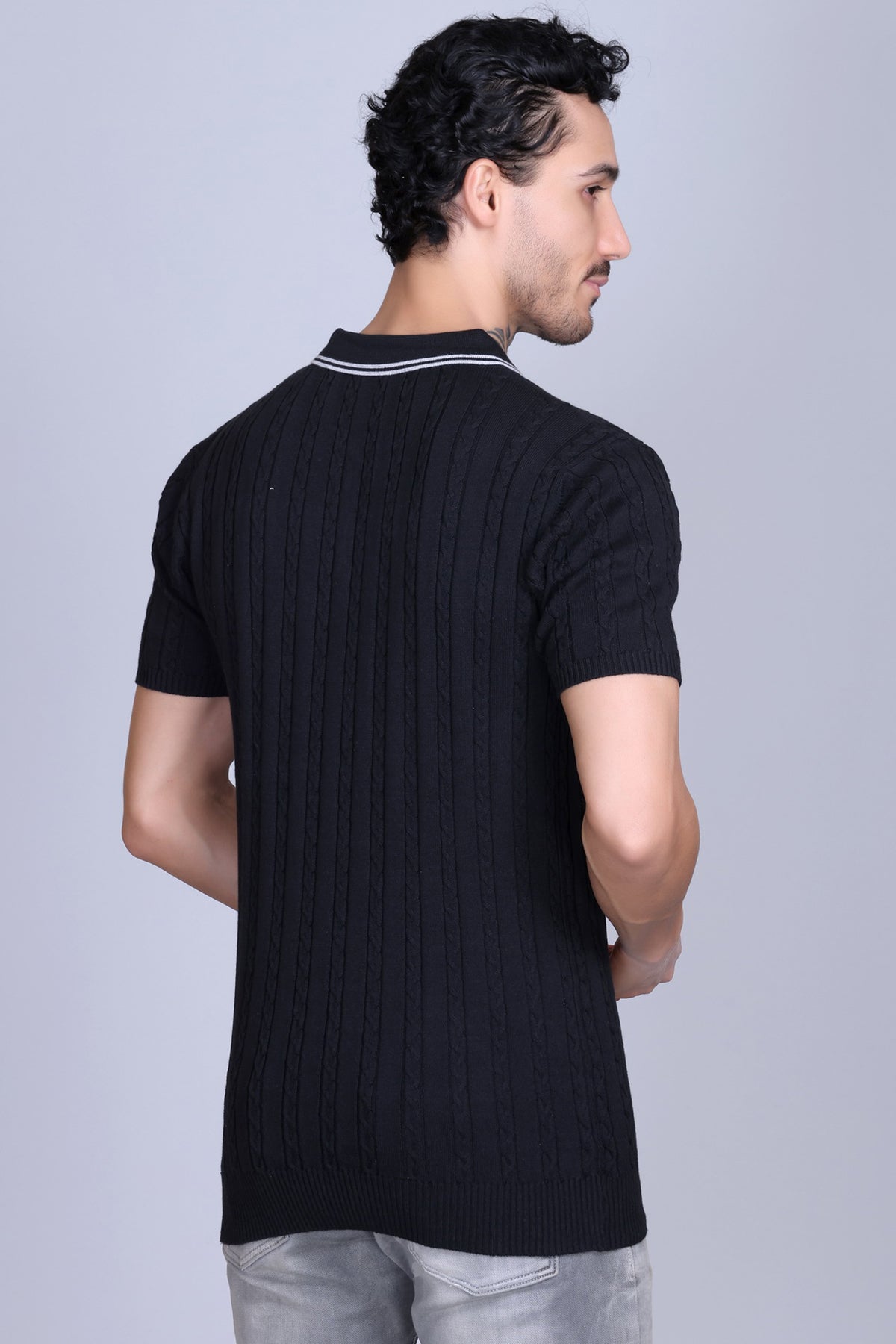 Premium Flat Knit Polo T-Shirt