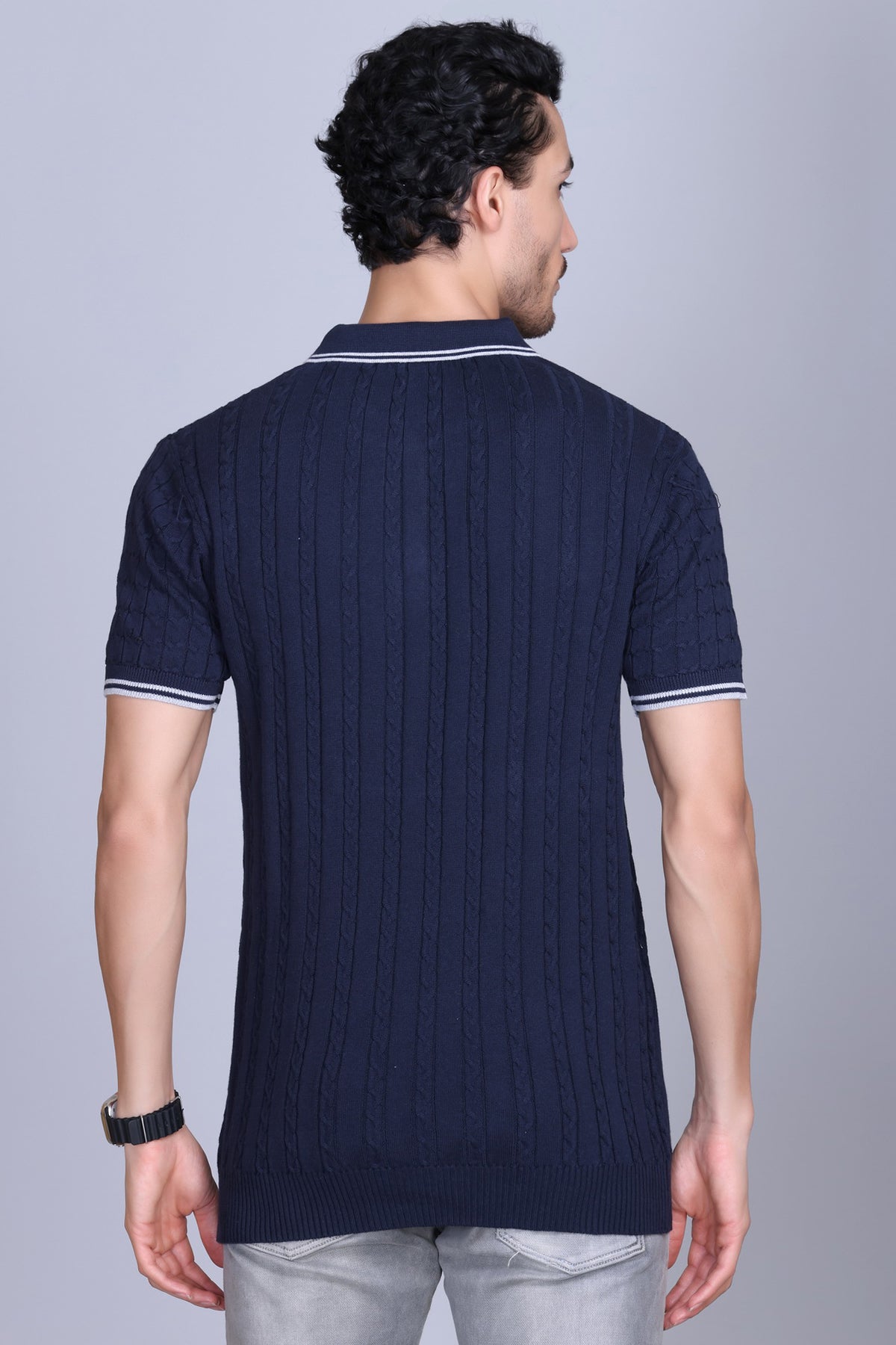 Premium Flat Knit Polo T-Shirt