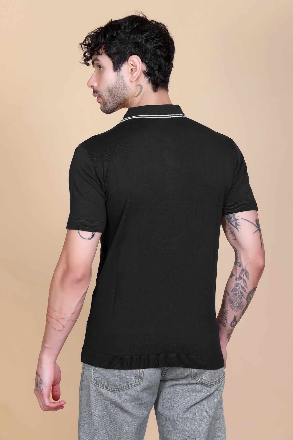 Crochet Polo T-shirt