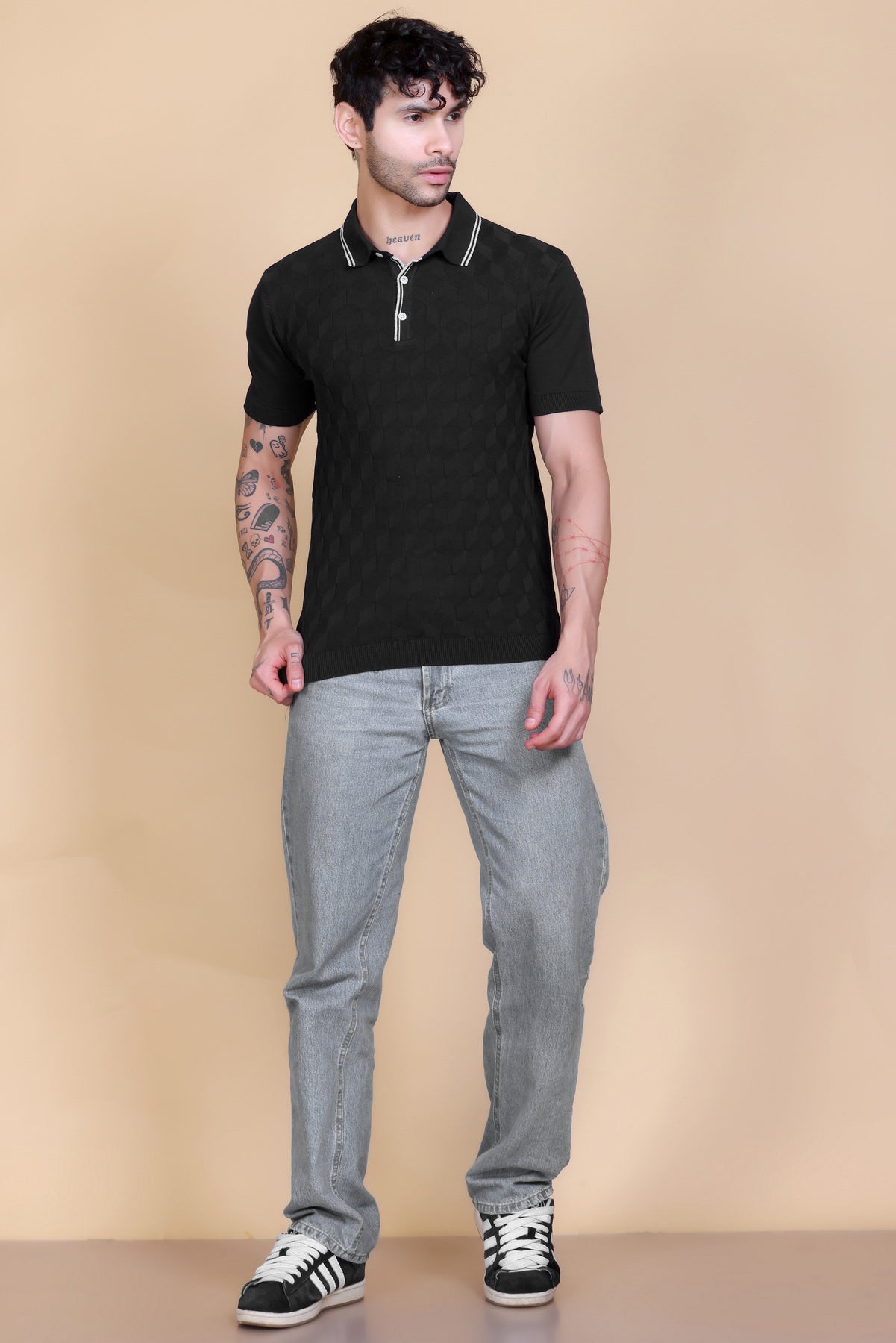 Crochet Polo T-shirt