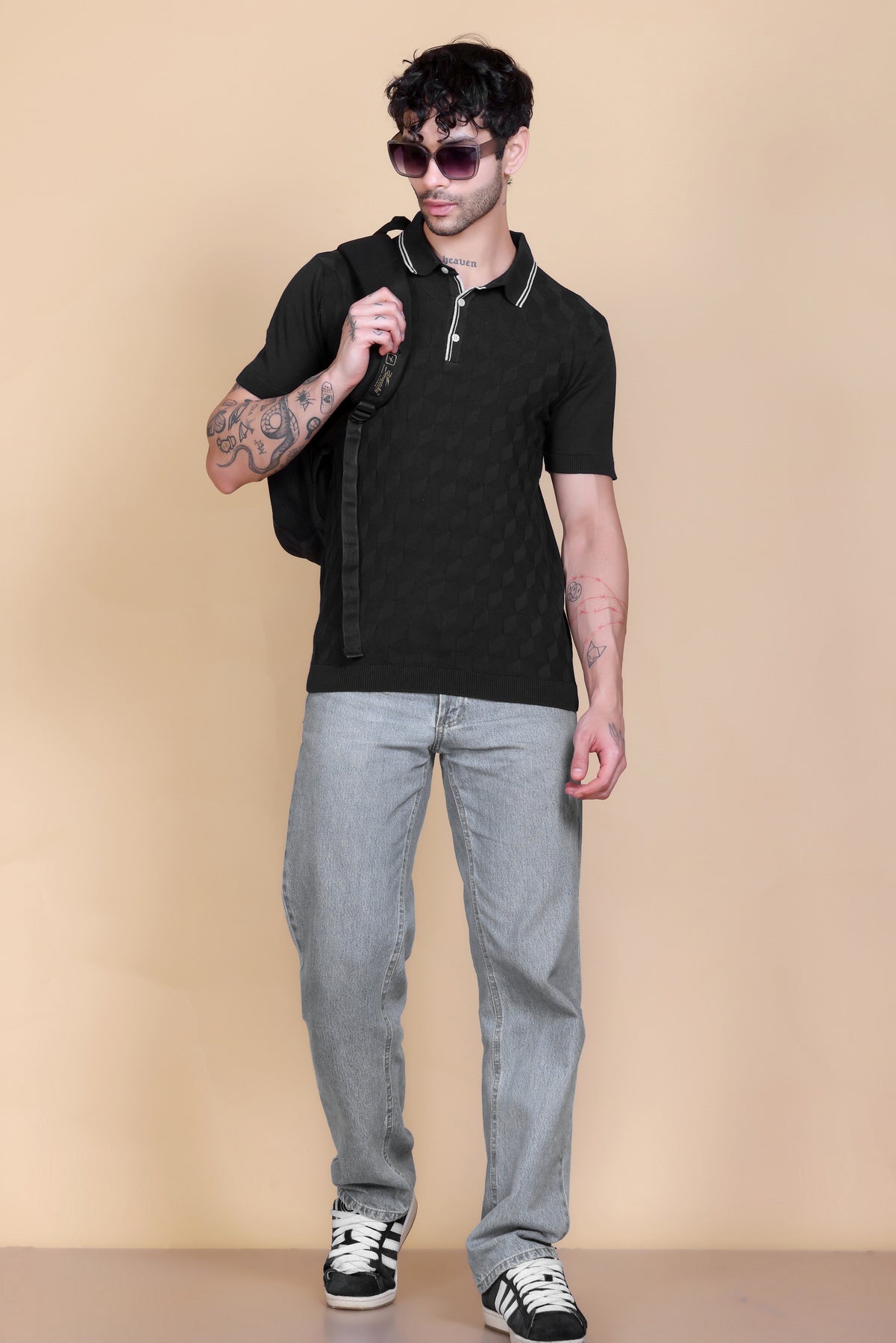 Crochet Polo T-shirt