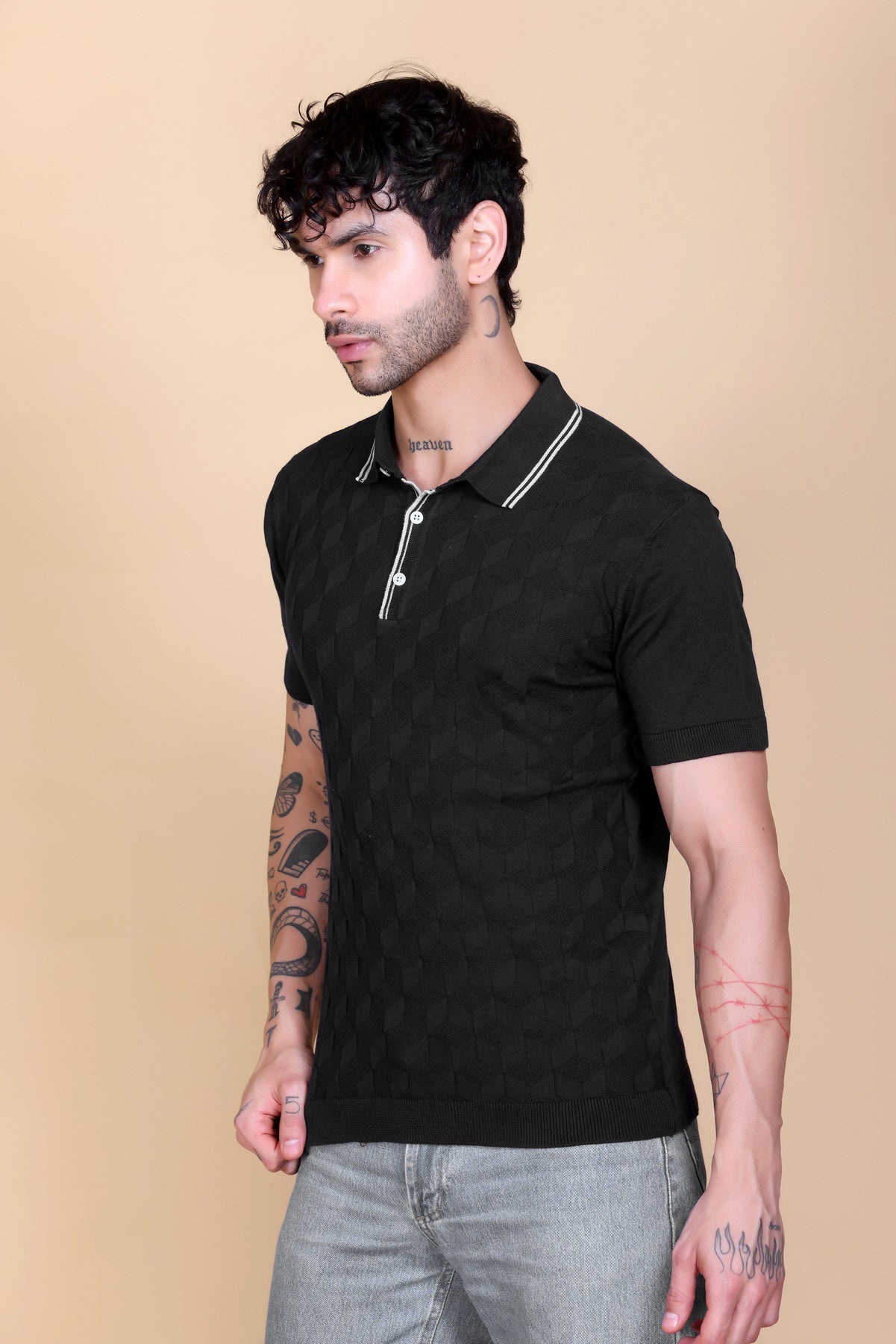 Crochet Polo T-shirt