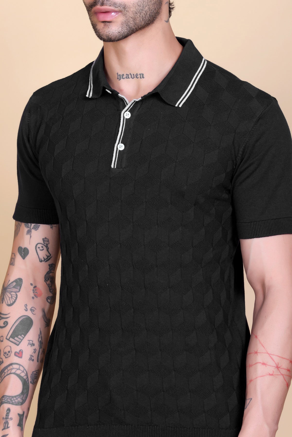 Crochet Polo T-shirt