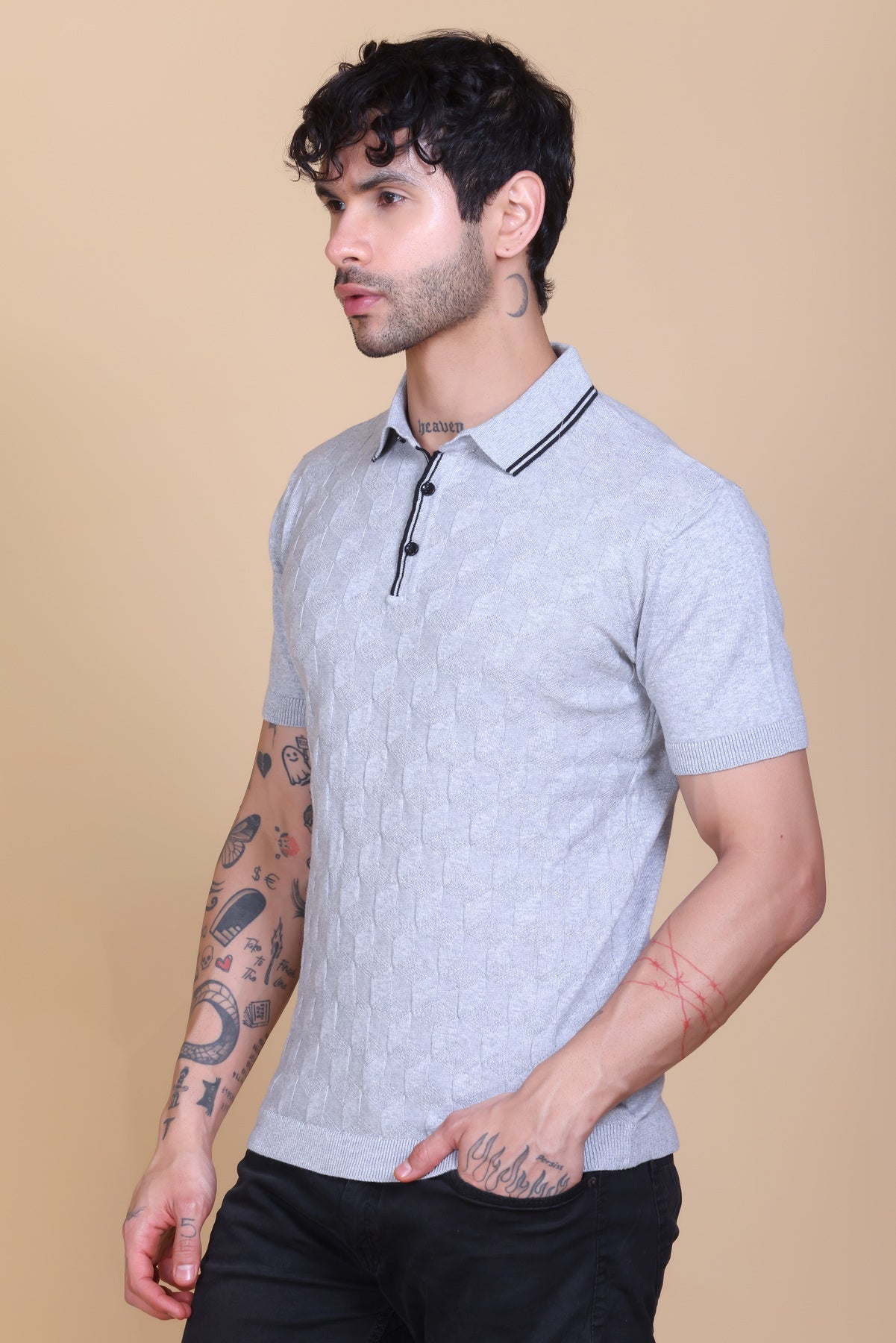 Crochet Polo T-shirt