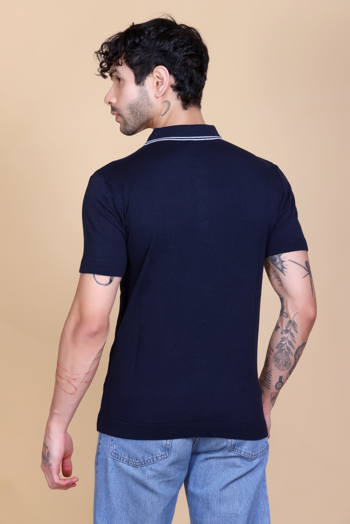 Crochet Polo T-shirt