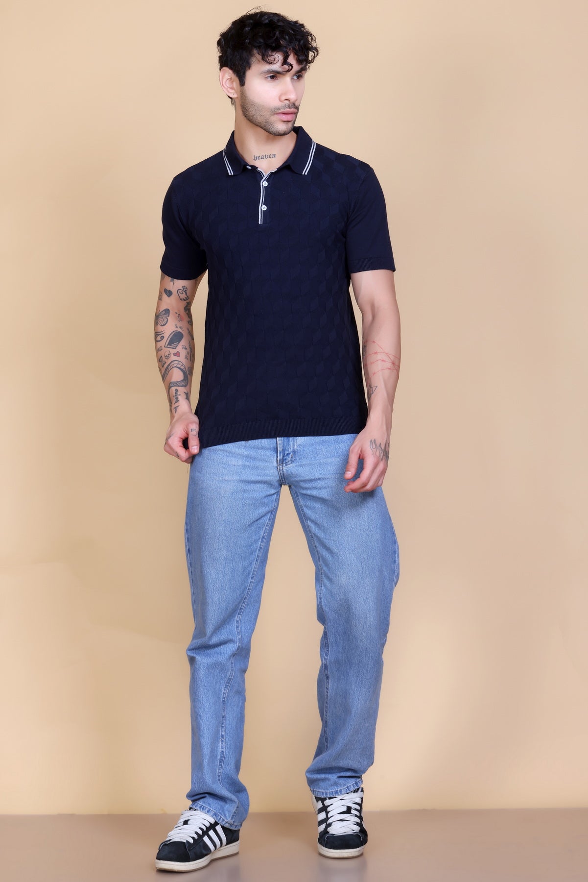 Crochet Polo T-shirt