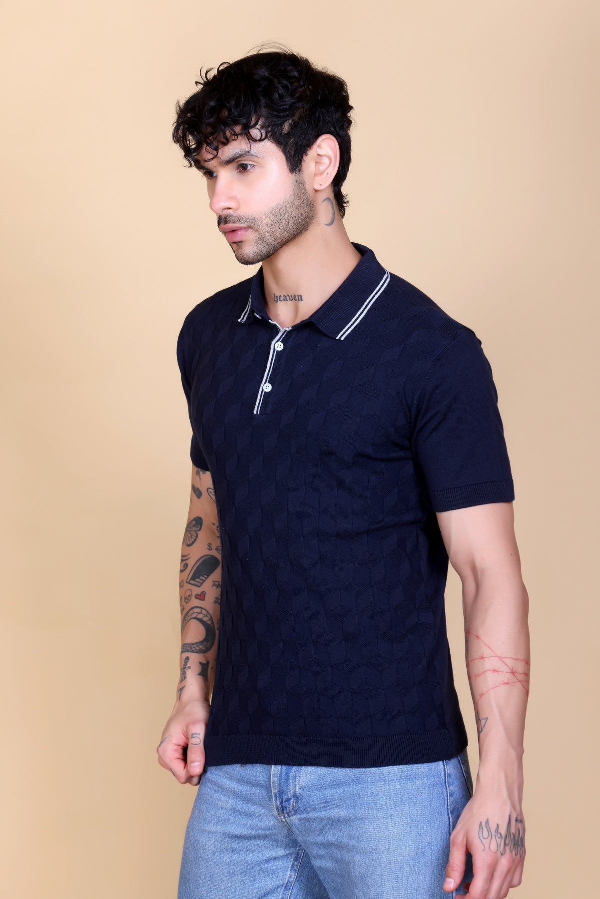 Crochet Polo T-shirt