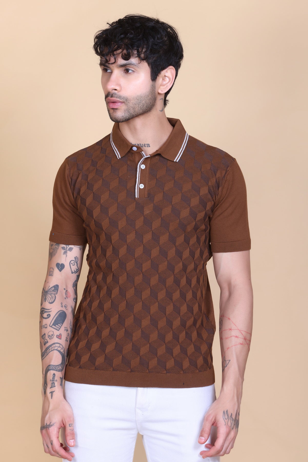 Crochet Polo T-shirt
