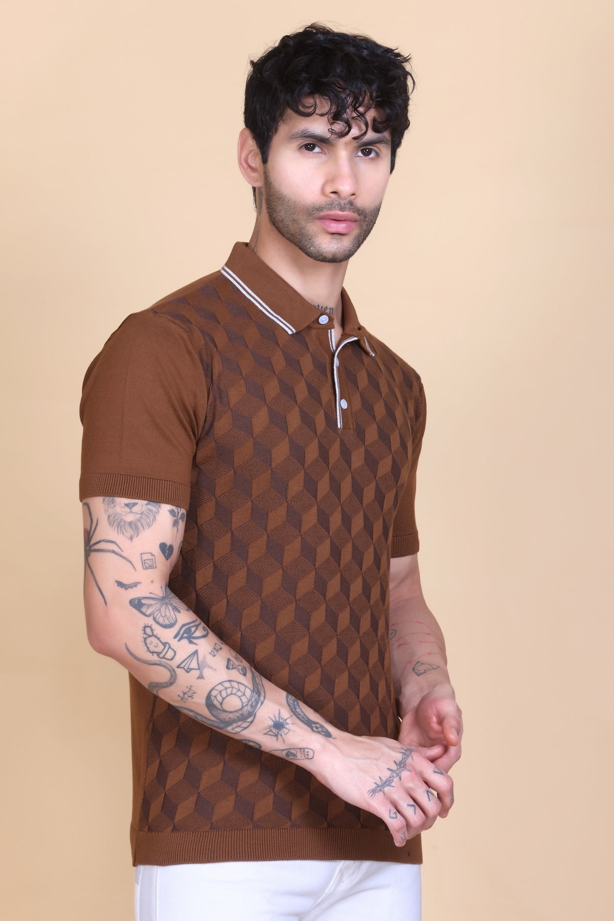 Crochet Polo T-shirt