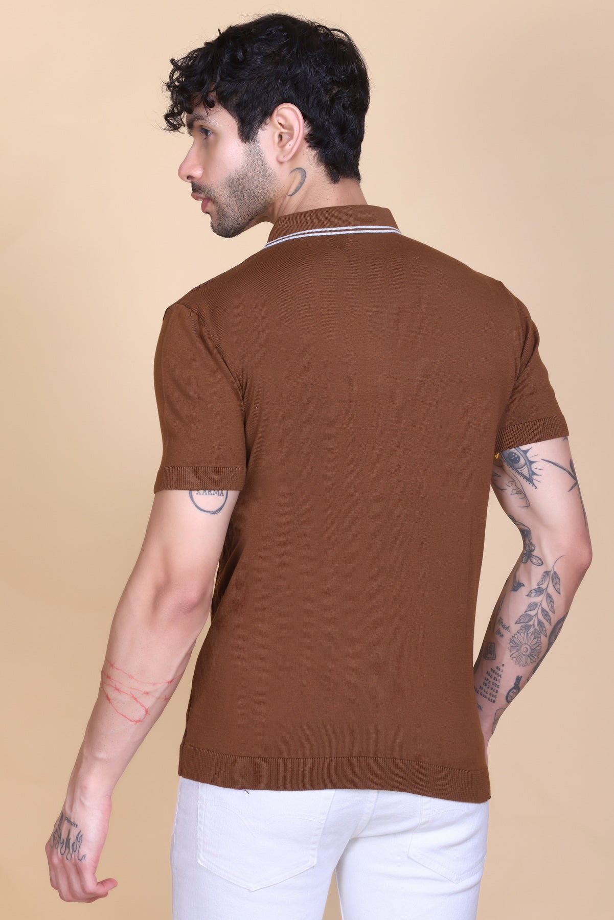 Crochet Polo T-shirt