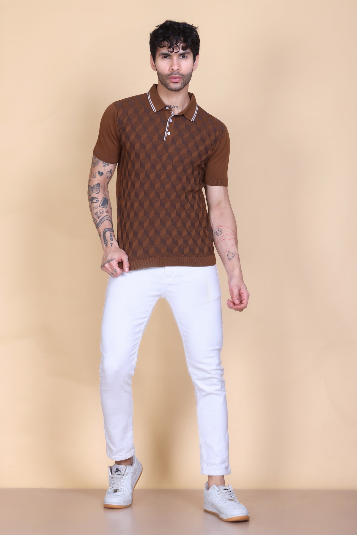 Crochet Polo T-shirt
