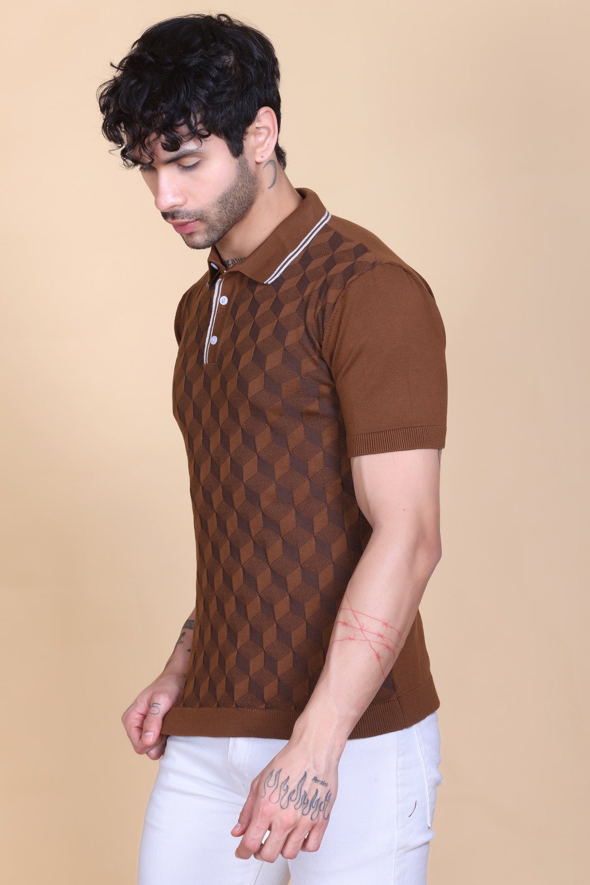 Crochet Polo T-shirt