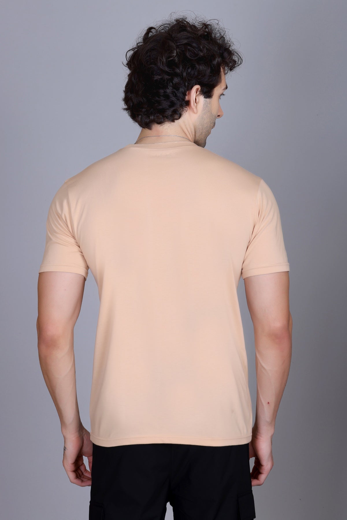 Short Sleeve T-Shirt Beige Color