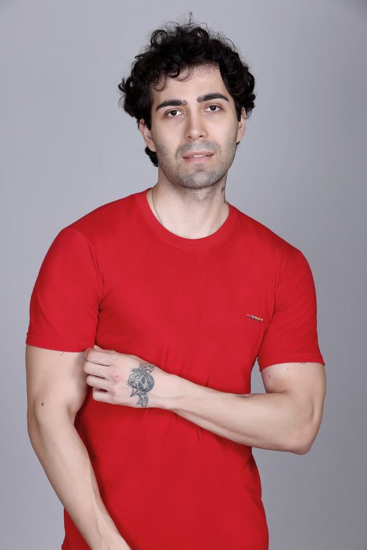 Short Sleeve T-Shirt Red Color