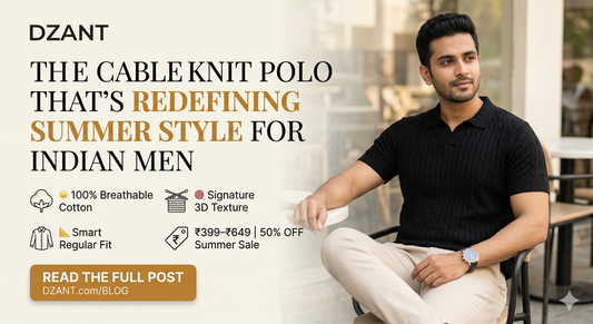 The Cable Knit Polo That's Redefining Summer Style for Indian Men