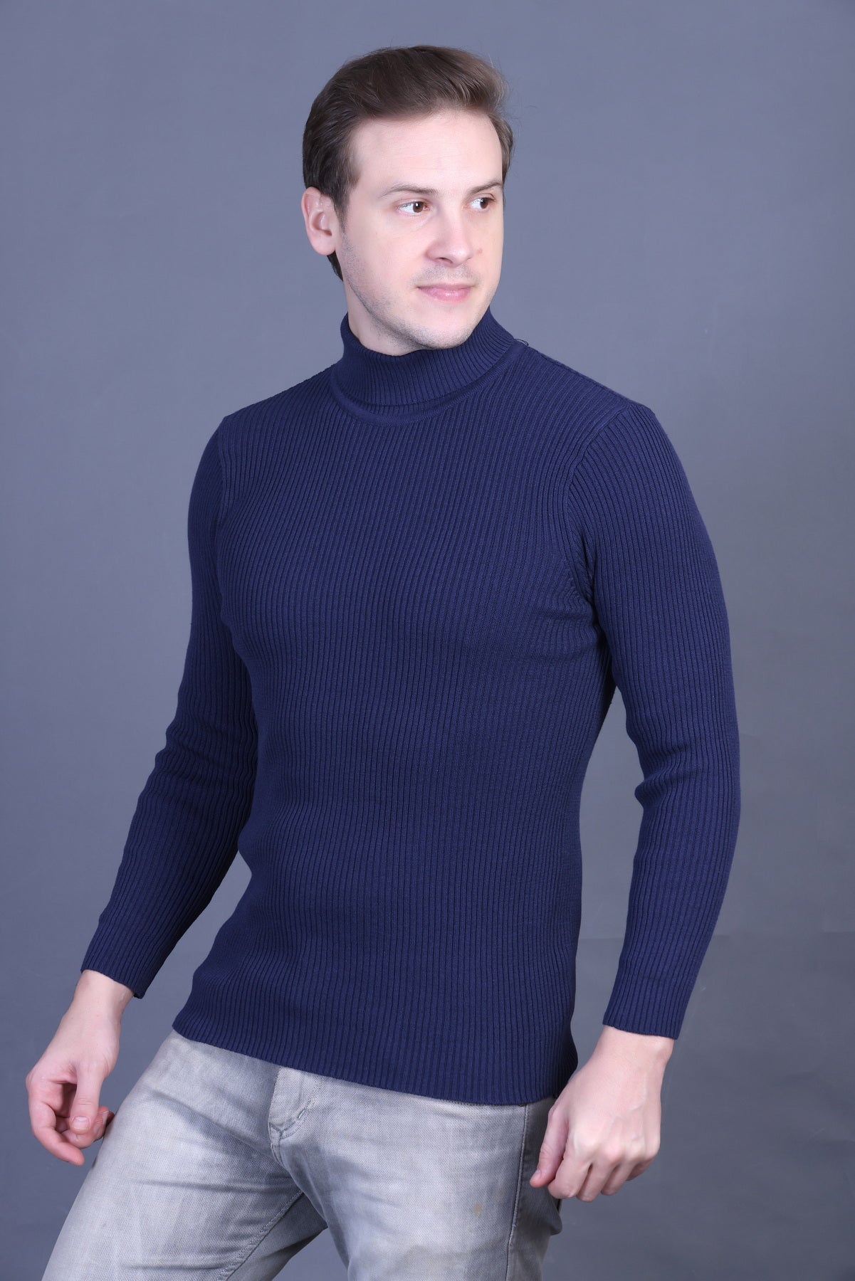 Ribbed Round neck sweater
