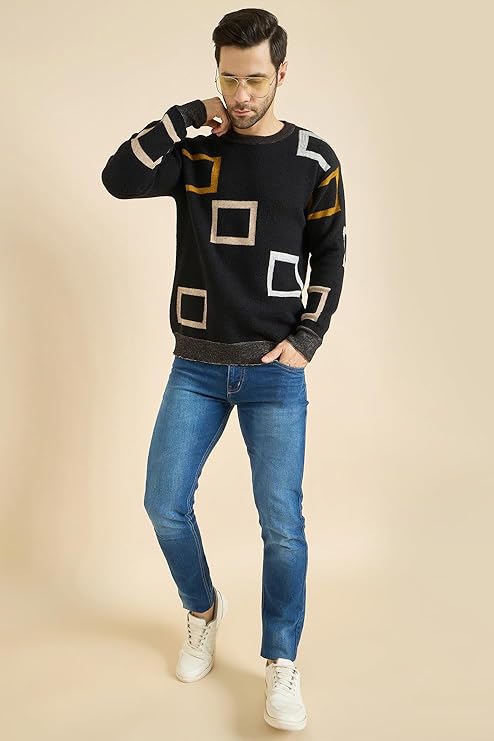 Men's Sweaters Winter wear Branded Round Neck Full Sleeve Woolen Knitted Pullover