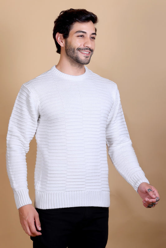 Men's Sweaters Winter wear Branded Round Neck Full Sleeve Woolen Knitted Pullover