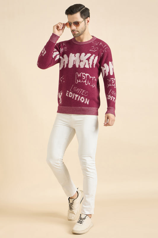 Men's Sweaters Winter wear Branded Round Neck Full Sleeve Woolen Knitted Pullover