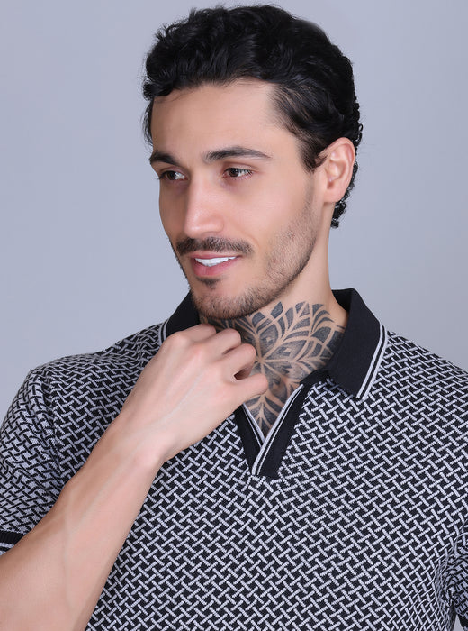Knit Polo T-Shirts For Men alt