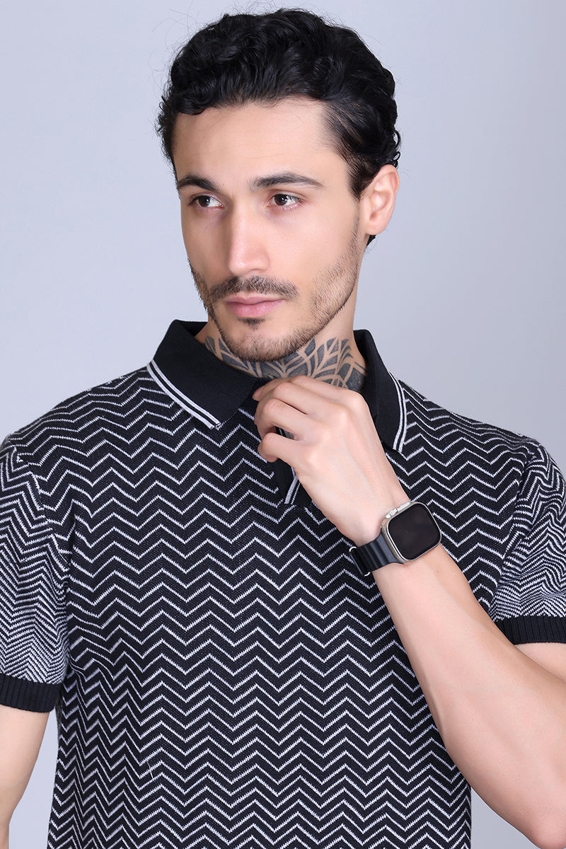 Knitted Polo Shirt For Men 100% Pure Cotton