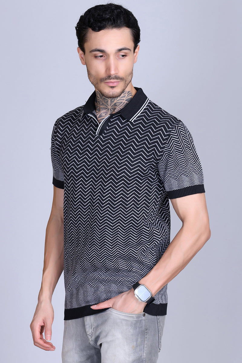 Knitted Polo Shirt For Men 100% Pure Cotton