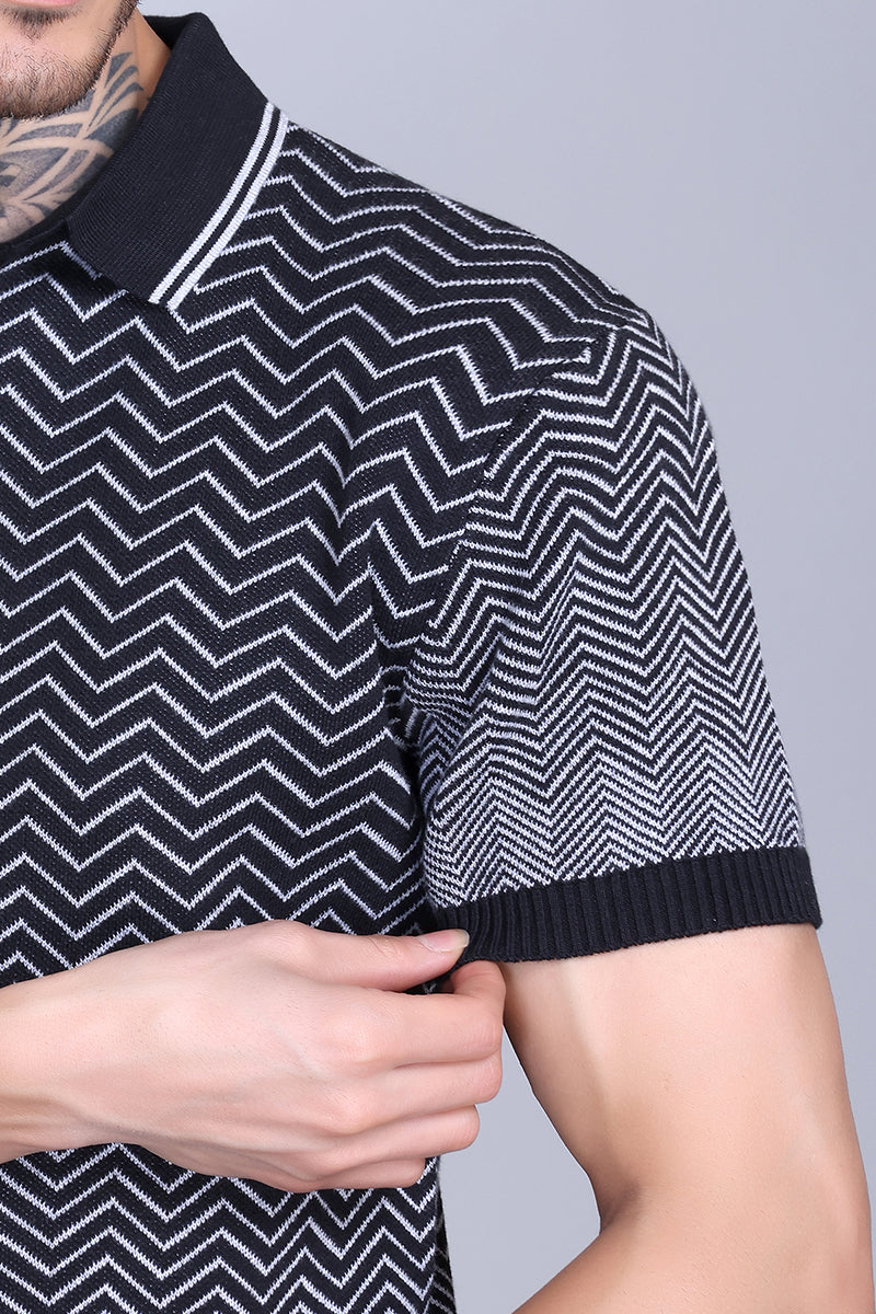 Knitted Polo Shirt For Men 100% Pure Cotton