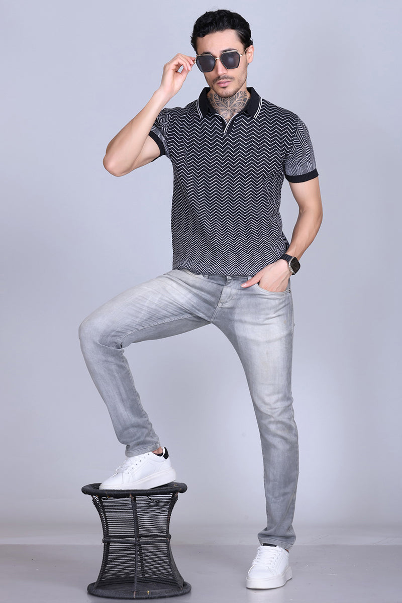 Knitted Polo Shirt For Men 100% Pure Cotton
