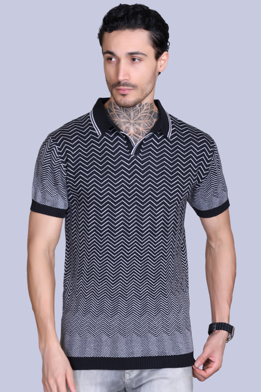 Knitted Polo Shirt For Men 100% Pure Cotton