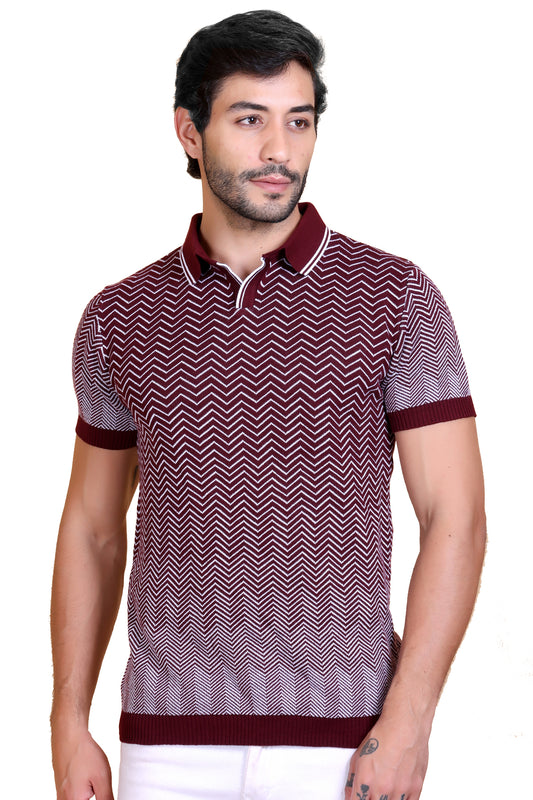 Knitted Polo Shirt For Men 100% Pure Cotton