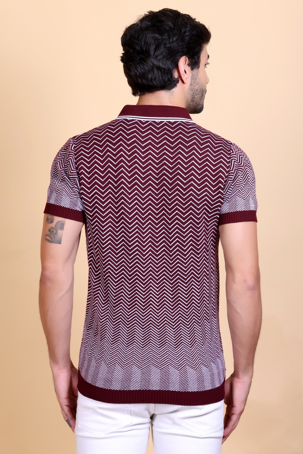Knitted Polo Shirt For Men 100% Pure Cotton
