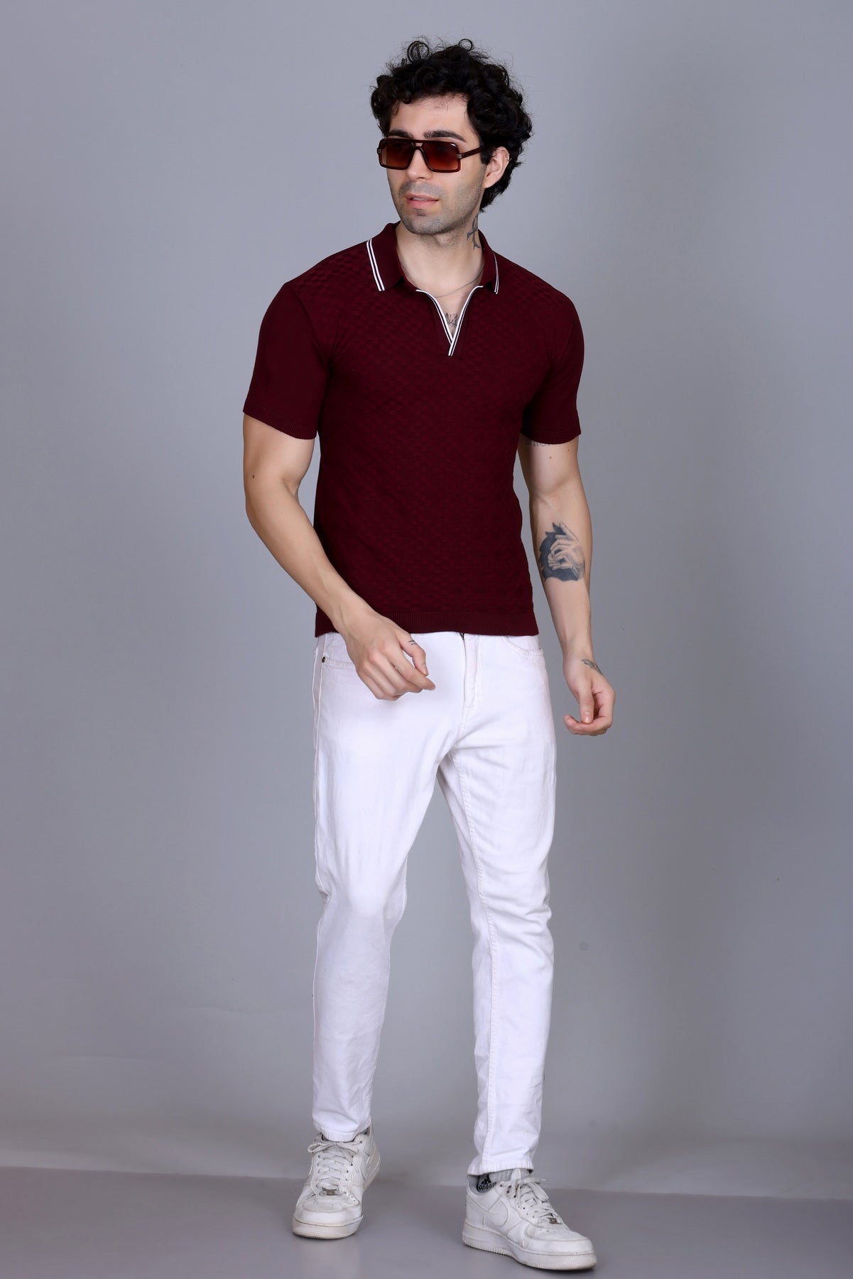 Half Knit Polo