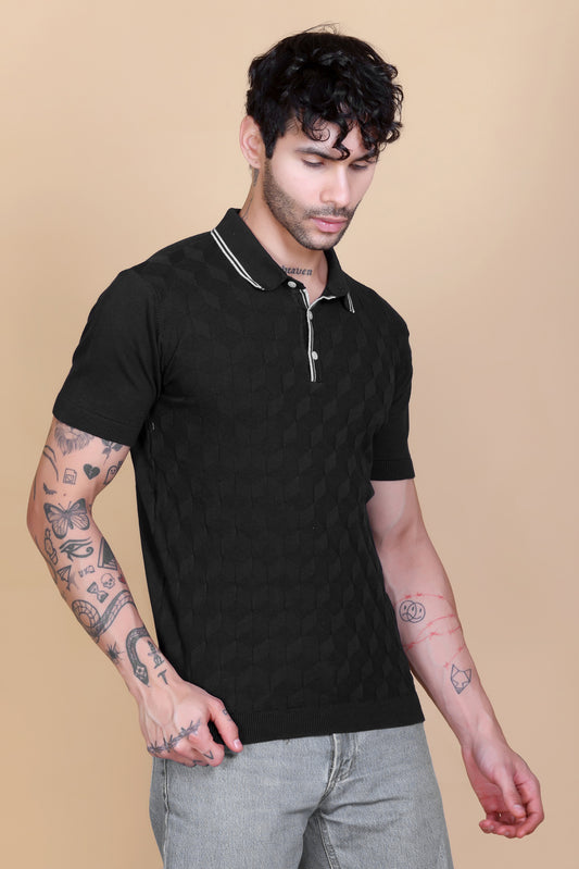Crochet Polo T-shirt