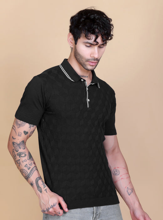 Crochet Polo T-shirt