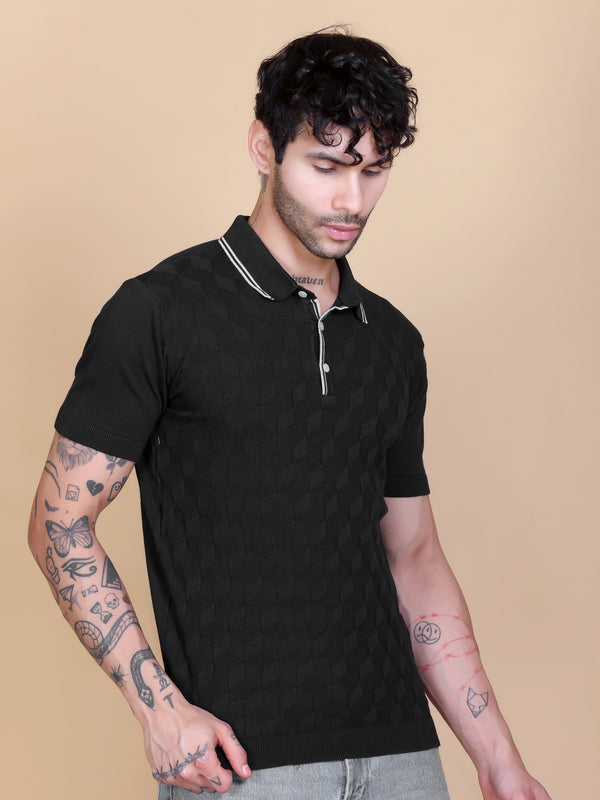 Crochet Polo T-shirt