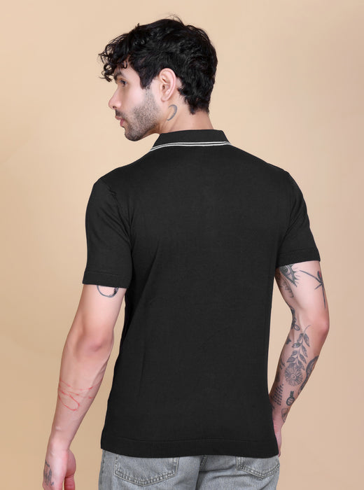 Crochet Polo T-shirt alt
