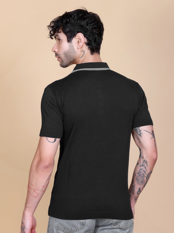 Crochet Polo T-shirt alt