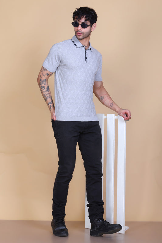 Crochet Polo T-shirt