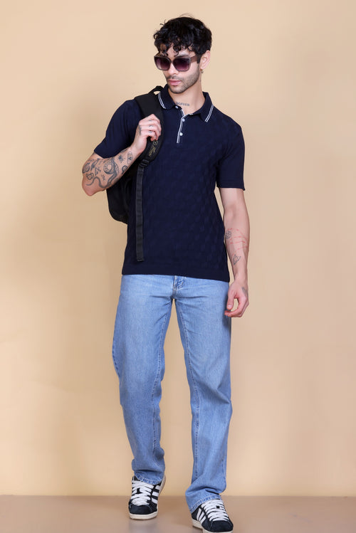 Crochet Polo T-shirt