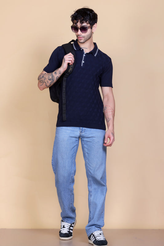 Crochet Polo T-shirt