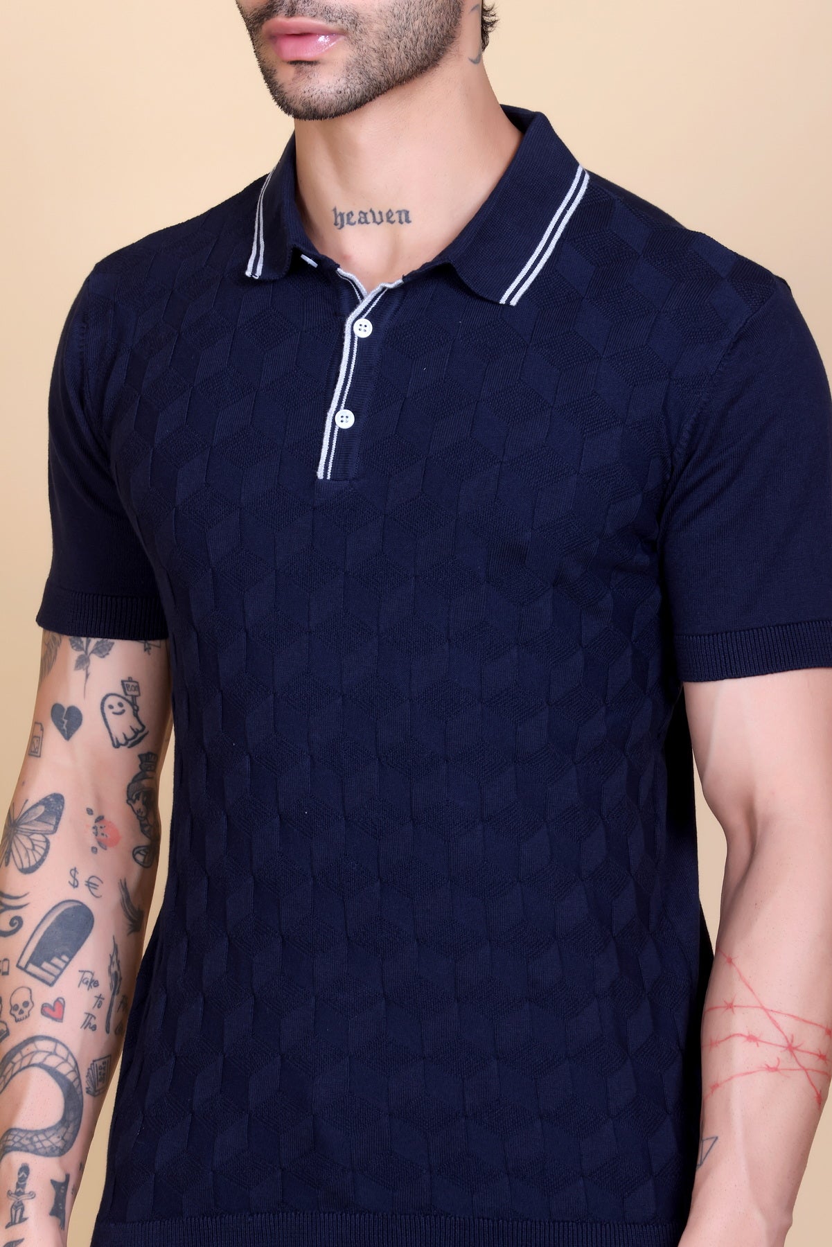 Crochet Polo T-shirt