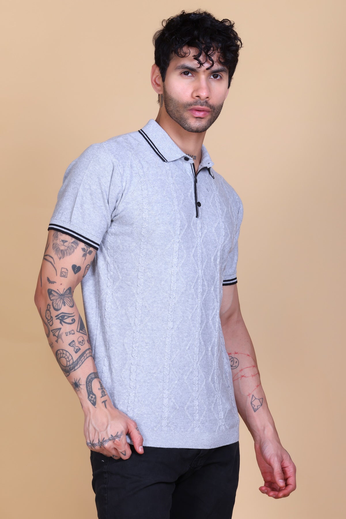 Knit Polo T-shirt (Copy)