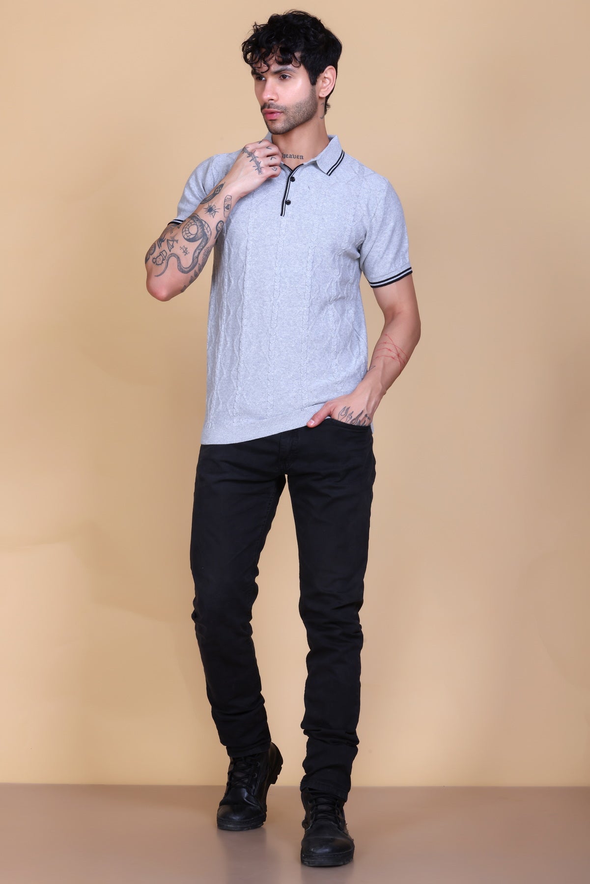 Knit Polo T-shirt (Copy)